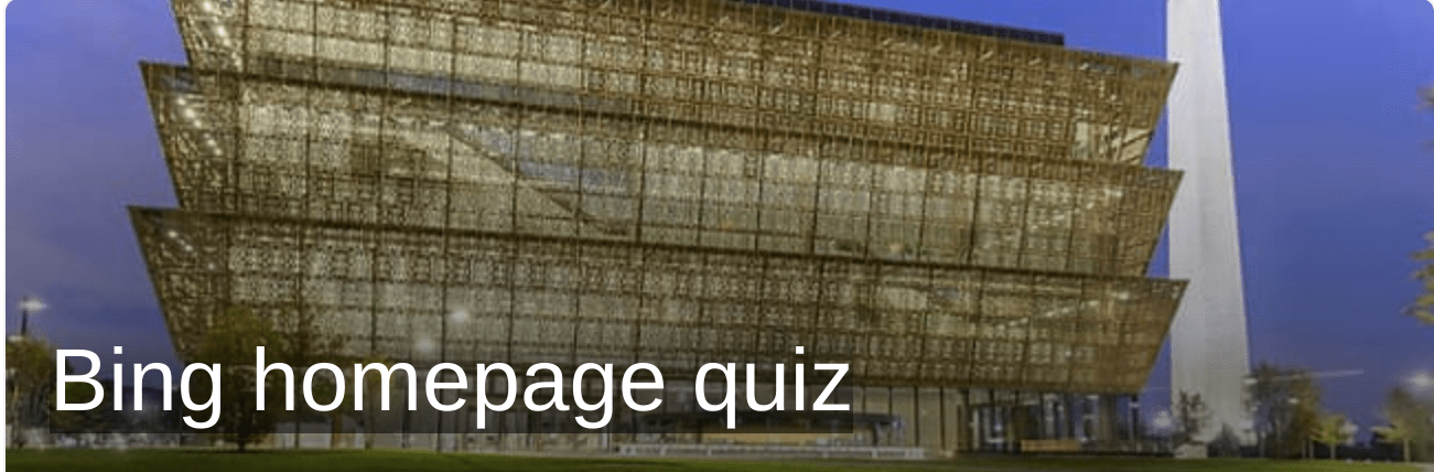 Microsoft Bing Homepage Quiz Answers [2/1/2025]